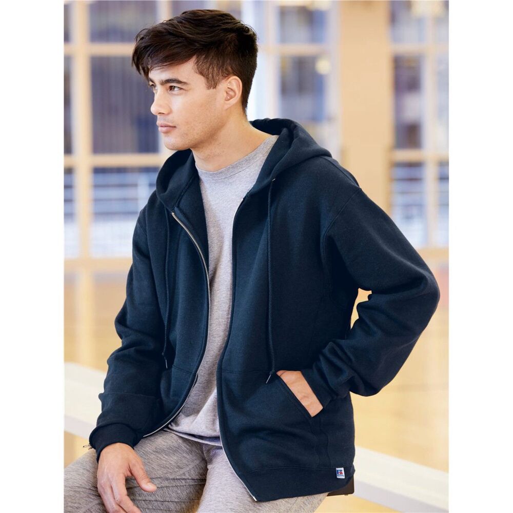 Russell Athletic Full-Zip Sweatshirt Jacket Sz L